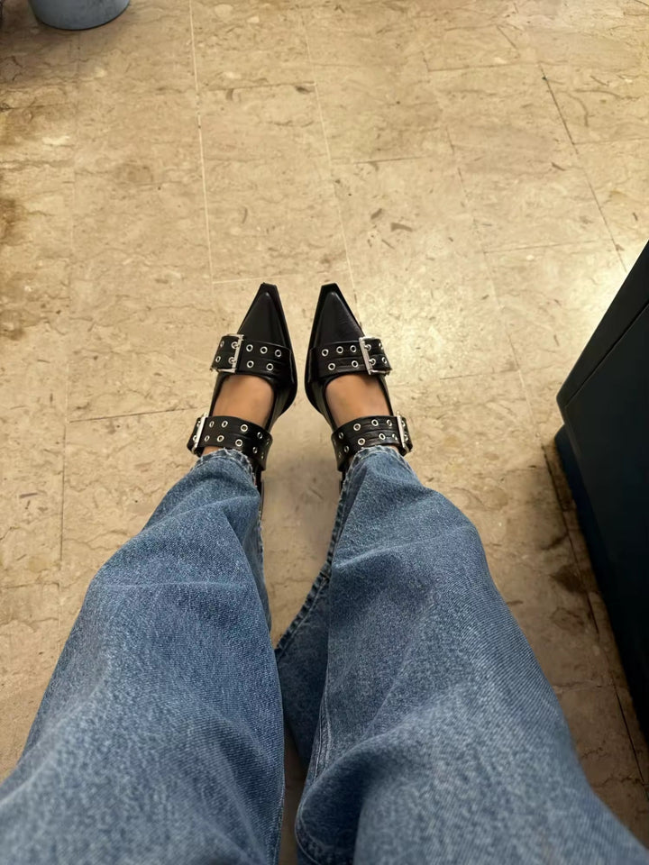 Levoire | Chaussures Plates À Talon Ouvert Élégantes