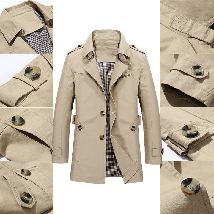 Levoire | Vestes De Vent Professionnelles Pour Hommes Manteaux Longs En Pur Coton