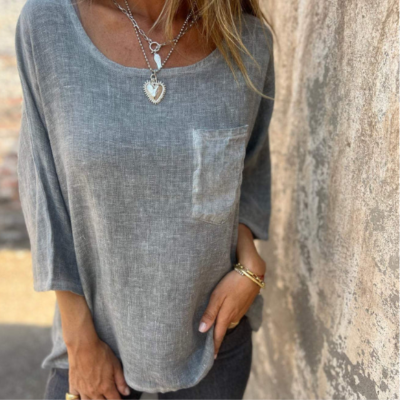 Levoire | Chemise En Coton Lger Gris