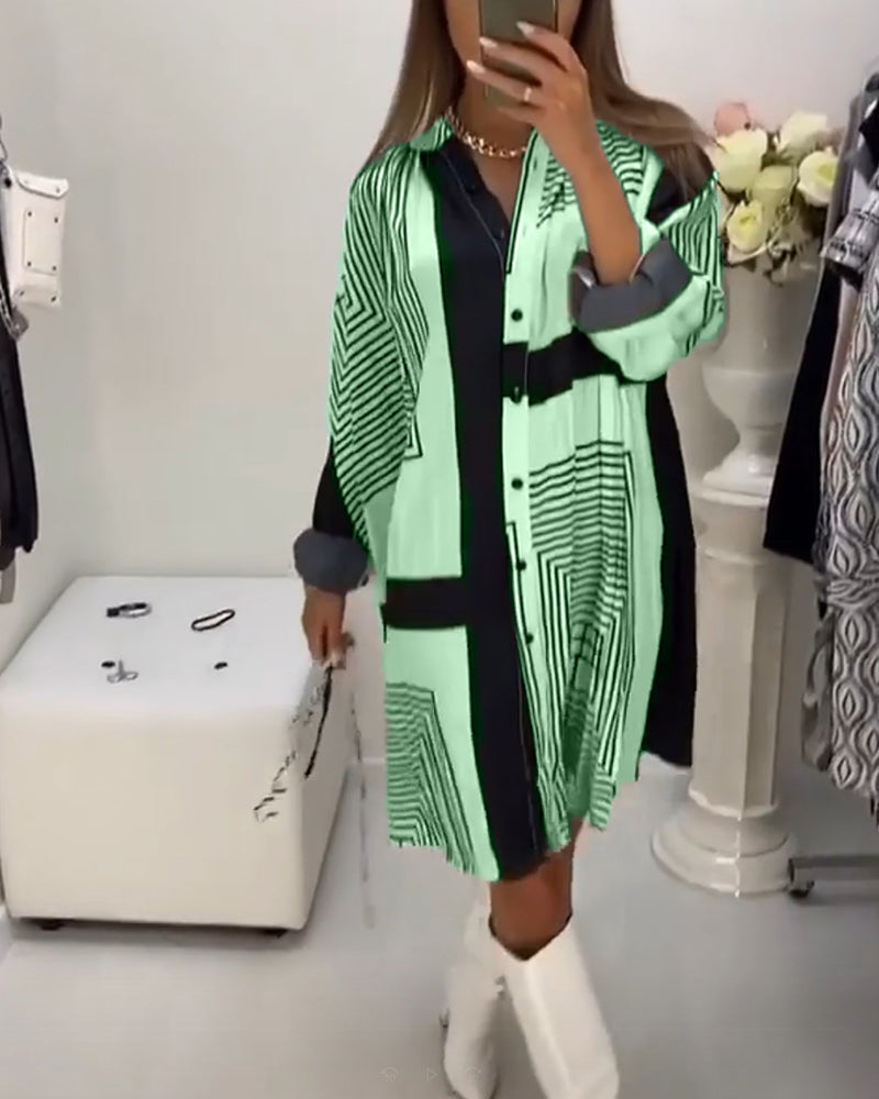 Levoire | Robe Avec Des Boutons Et Impression