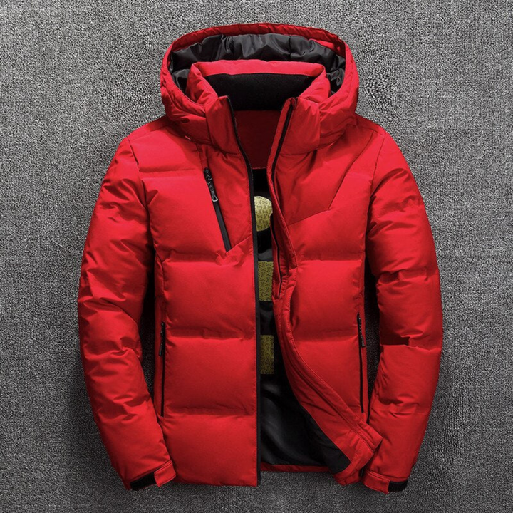 Levoire | Veste Pour Hommes À Capuche Rot