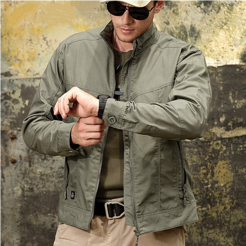 Levoire | Veste Cargo Polyvalente Pour Hommes Armeijan vert