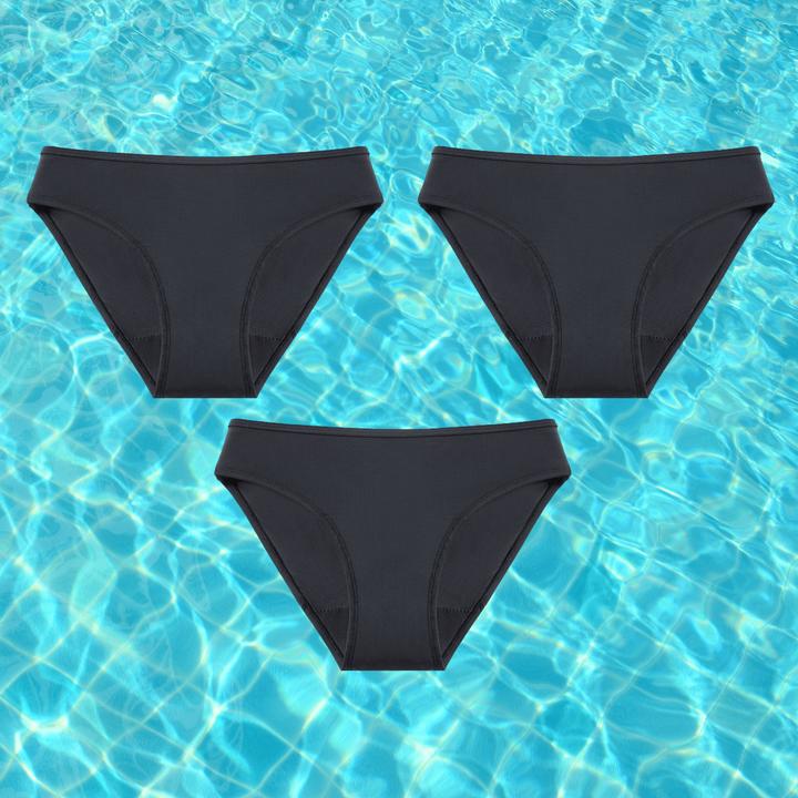 Levoire | Femmes Slip de bikini menstruel Lingerie féminine Vêtements de bain 3 pièces