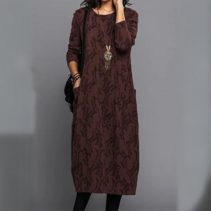 Levoire | Robe Longue Pour Femmes Rouge profond