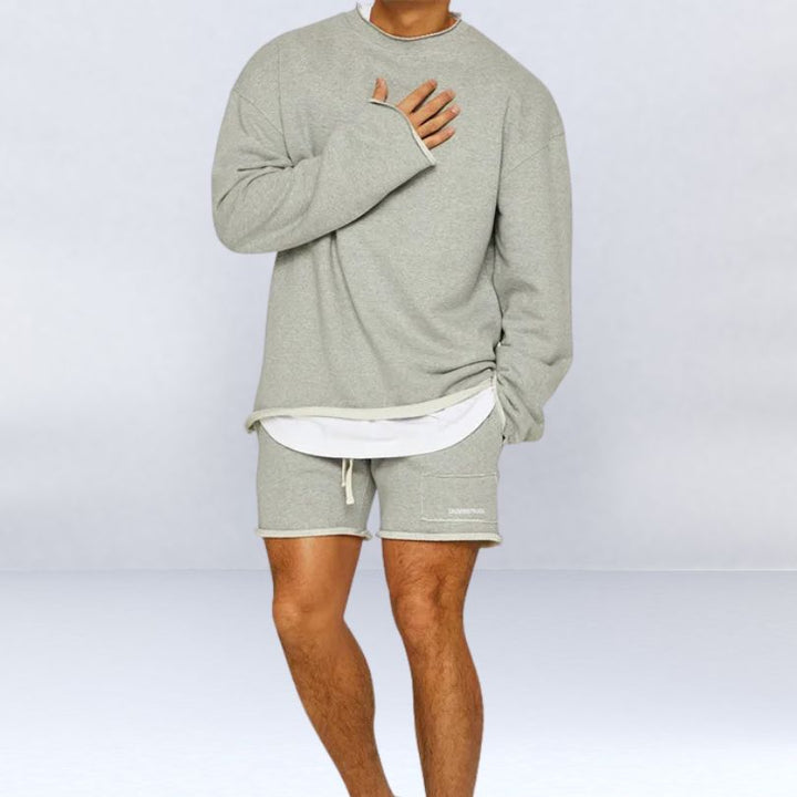 Levoire | Ensemble Confortable Pour Hommes Gris