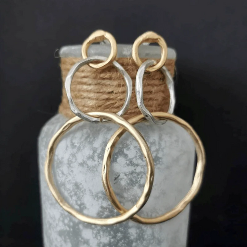Levoire | Collecte De Vin Boucles D'Oreilles En Or Et Argent