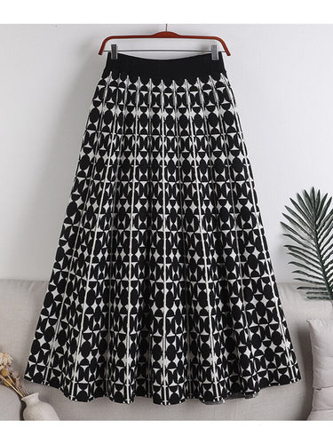 Levoire | Jupe Midi Plissée En Tricot