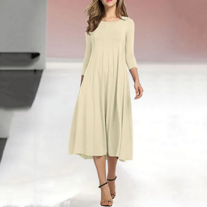 Levoire | Lssig Chic Styl Robe Trois Quarts Beige