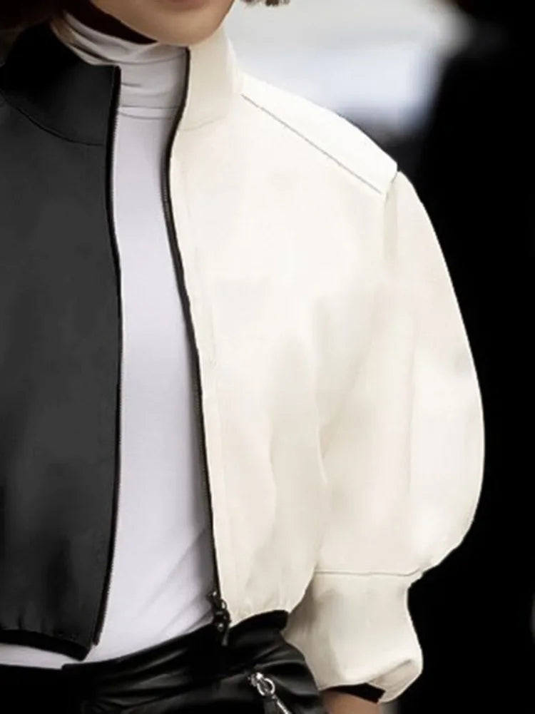 Levoire | Mode Féminine Patches-Ensemble Manteau À Col Montant