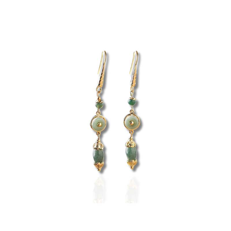 Levoire | Boucles D'Oreilles Vertes Gouttes De Collecte De Vin