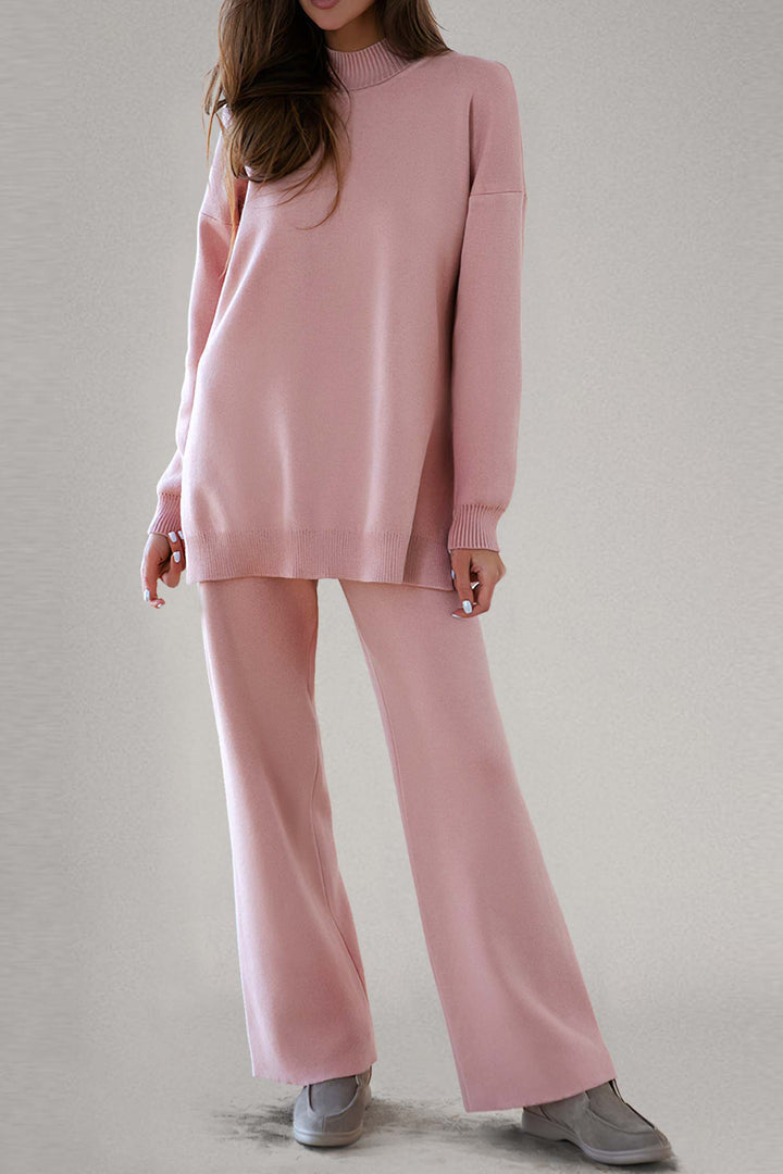 Levoire | Ensemble de pull en tricot pour femmes Rosa