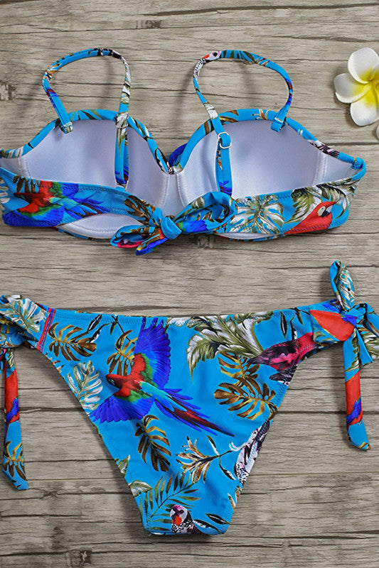 Levoire | Imprimé Maillot de bain à nouer sur les côtés