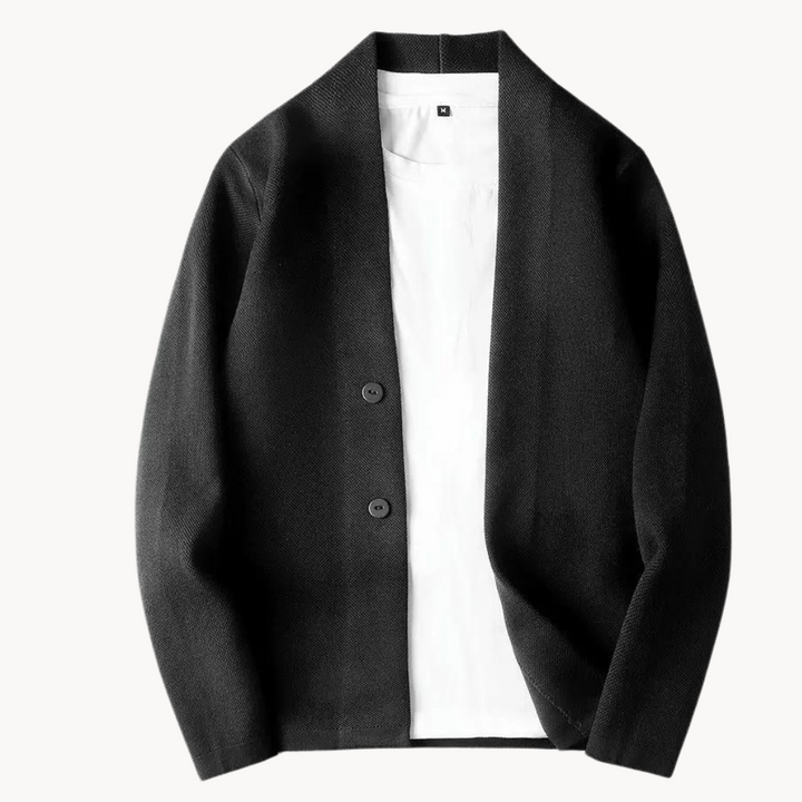 Levoire | Rento Manteau Officiel Pour Hommes Noir