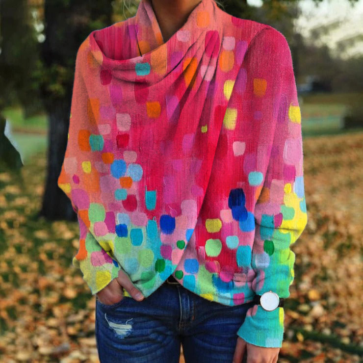 Levoire | Vivre Boho Manches Longues Écharpe Blouse