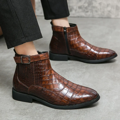 Levoire | Bottines Élégantes Pour - Hommes - Fermeture À Glissière