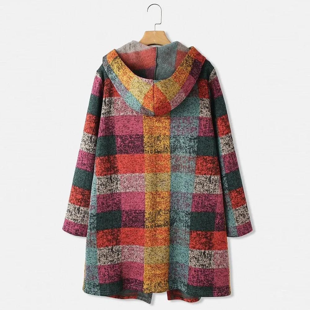 Levoire | Manteau À Capuche À Carreaux