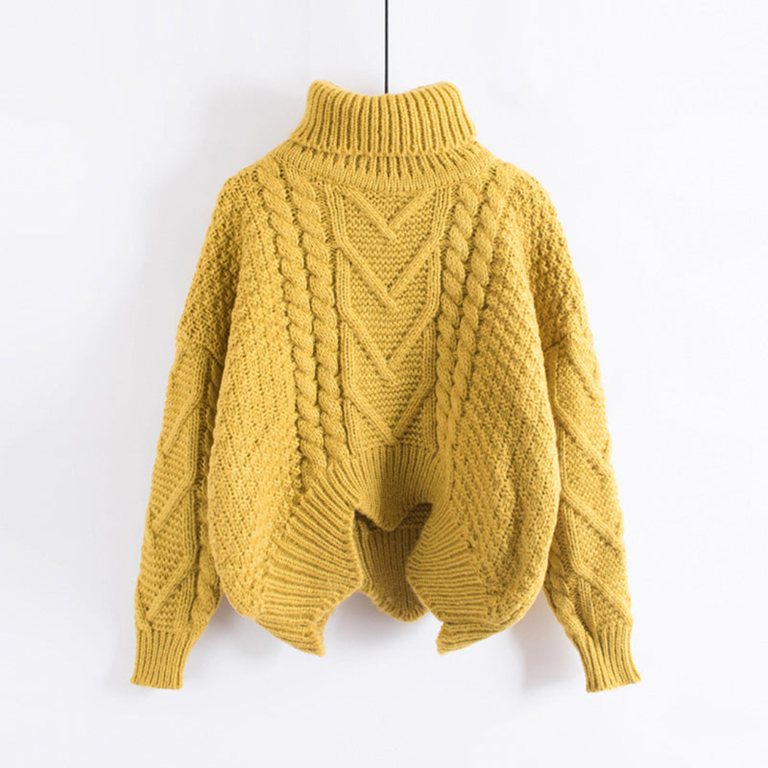 Levoire | Pull En Laine Pour Femmes Chaud Jaune