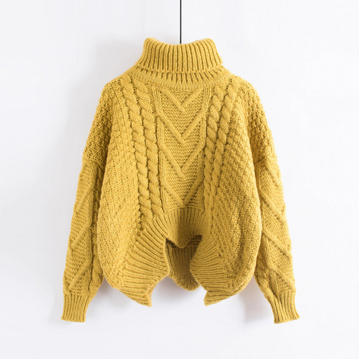 Levoire | Pull En Laine Pour Femmes Chaud Jaune