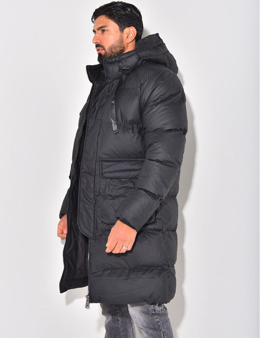 Levoire | Veste À Capuche Longue À Manches Longues Chaude Avec Poches