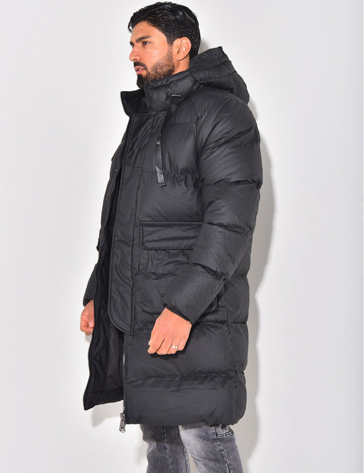Levoire | Veste À Capuche Longue À Manches Longues Chaude Avec Poches