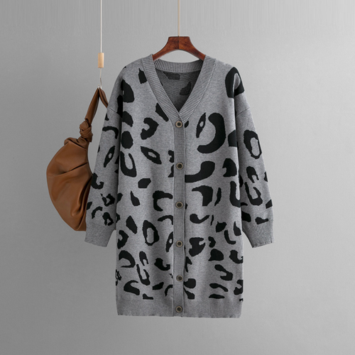 Levoire | Tricot Léopard Cardigan