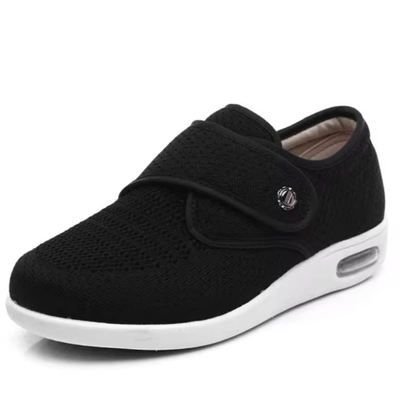 Levoire | Lette Chaussures Orthopédiques Avec Un Large Ajustement Noir