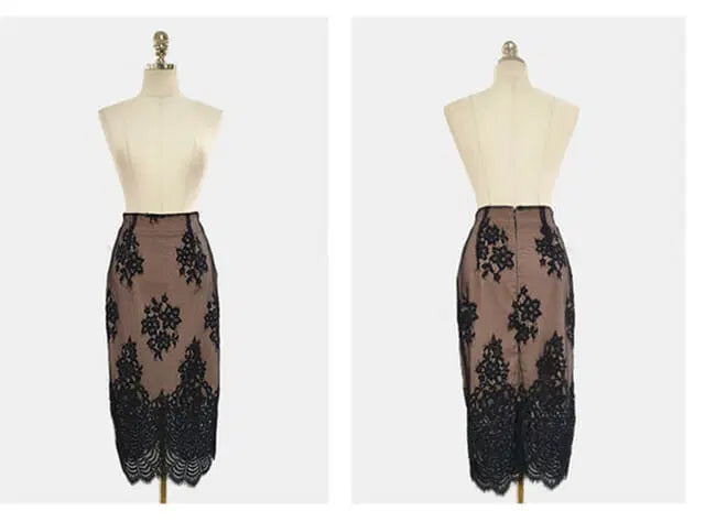 Levoire | Robe Bodycon En Maille Design À Fleurs Élégant Pour Femmes