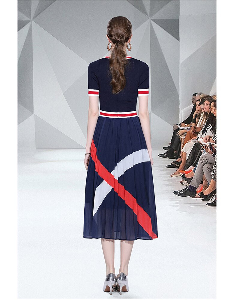 Levoire | Pull À Col Rond Tricoté Avec Manches Courtes