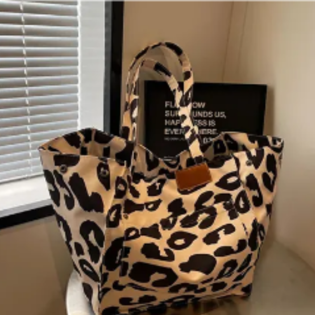 Levoire | Sac de voyage pour femmes léopard grand Braun