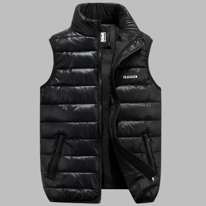 Levoire | Gilet Matelassé Ultra Léger Pour Hommes Noir