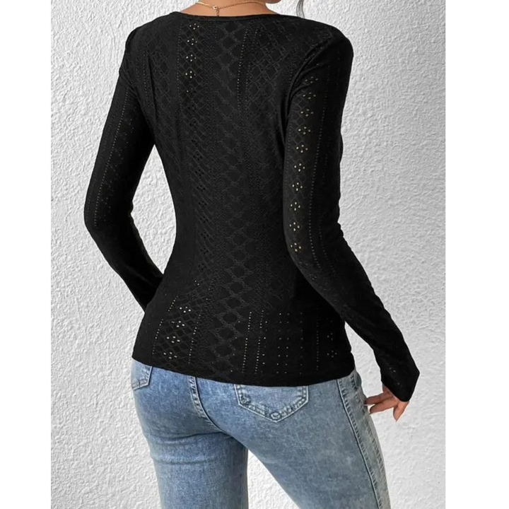 Levoire | Blouse Brodée À La Mode Avec Manches Longues