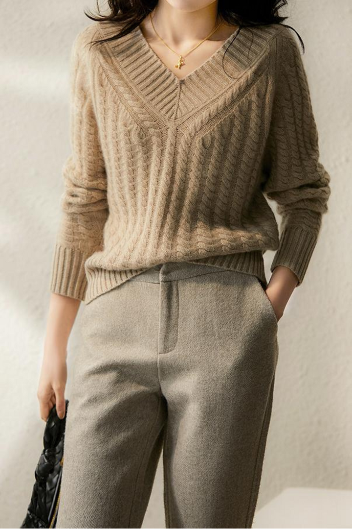 Levoire | Pull En Tricot Avec Décolleté Femmes