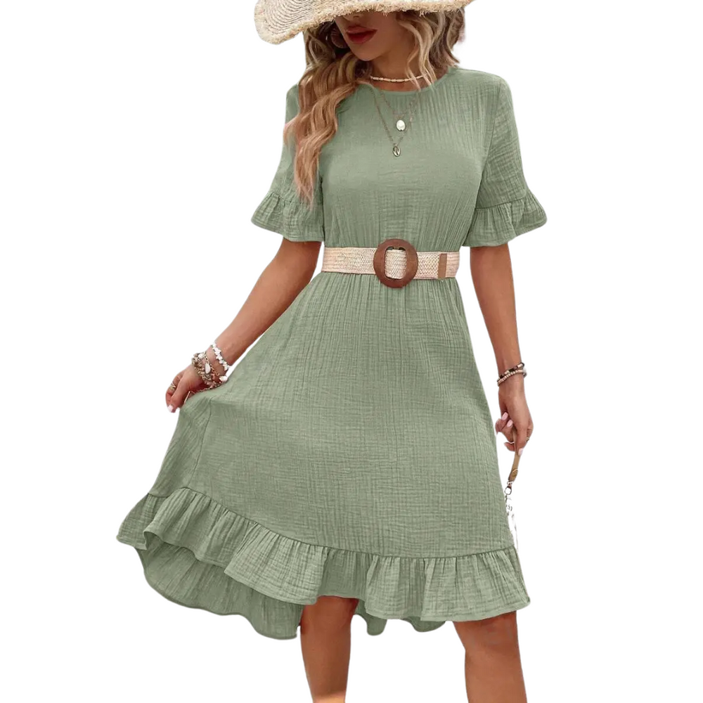 Levoire | Robe d'été décontractée pour femmes Vert