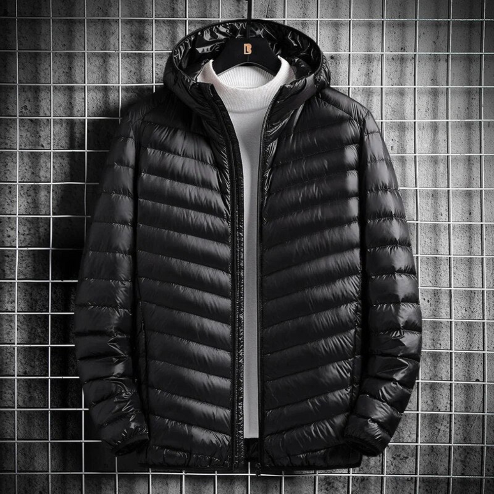 Levoire | Bomber Jacket Hommes Casual Look Noir