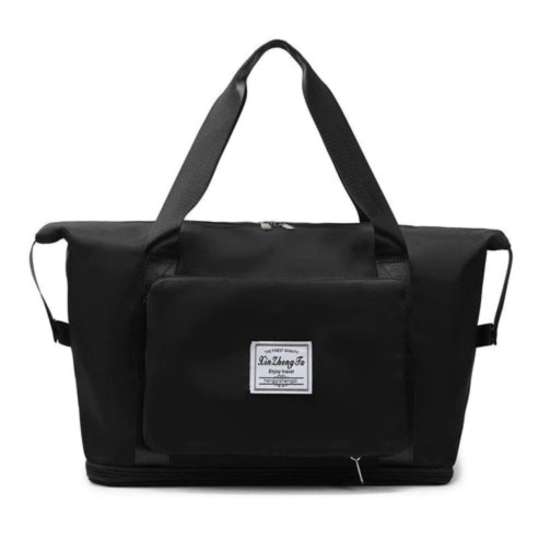 Levoire | Grand capacité sac de voyage pliable Noir