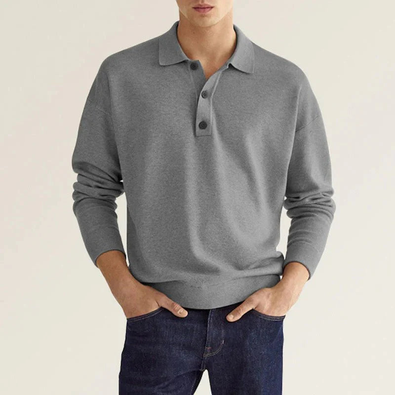 Levoire | Chemise Relaxante Et Officielle À Manches Longues Gris