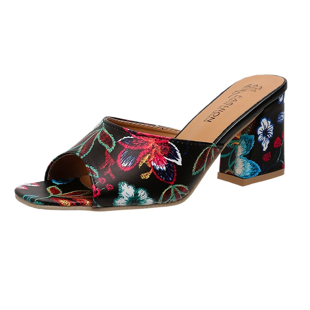Levoire | Sandales De Designer À Semelle Compensée Élevée Noir 35