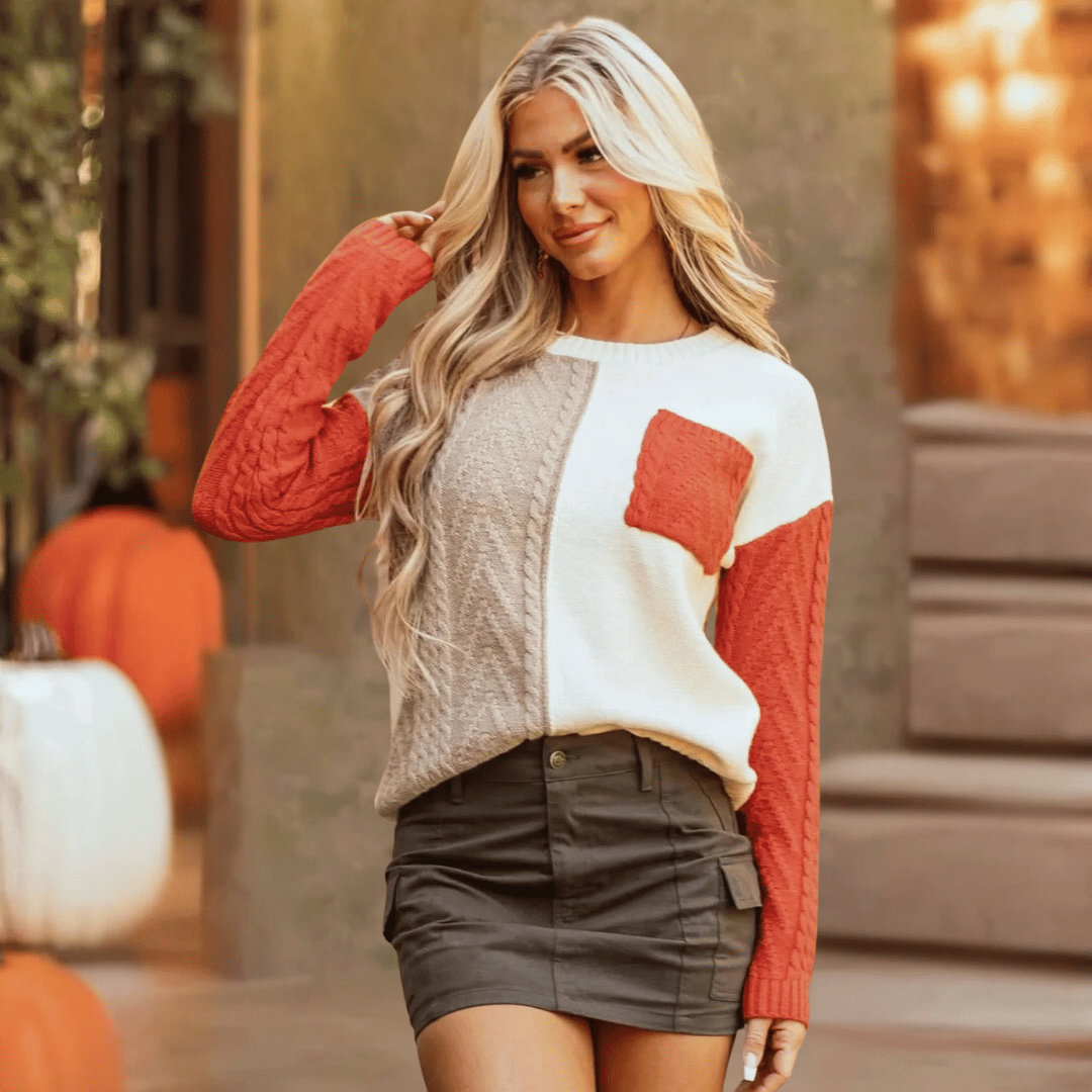 Levoire | Robe Daisy Muster Pour Un Look Ludique Orange