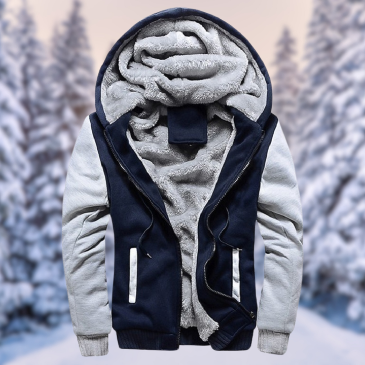 Levoire | Veste d'hiver avec intérieur doux Bleu Foncé