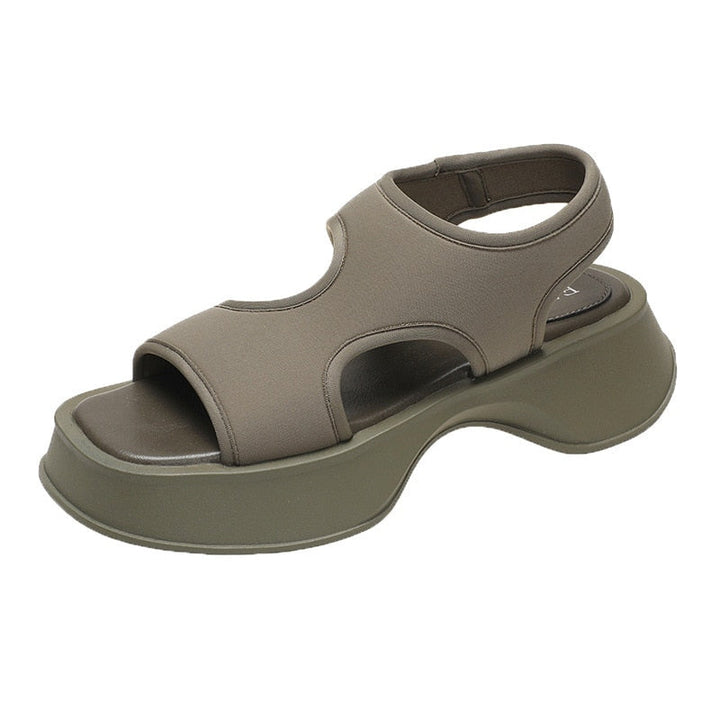 Levoire | Sandales Plates Pour Femmes Vert