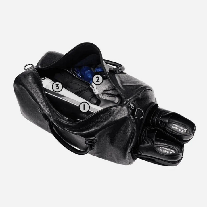 Levoire | Grand sac de voyage pour hommes Noir