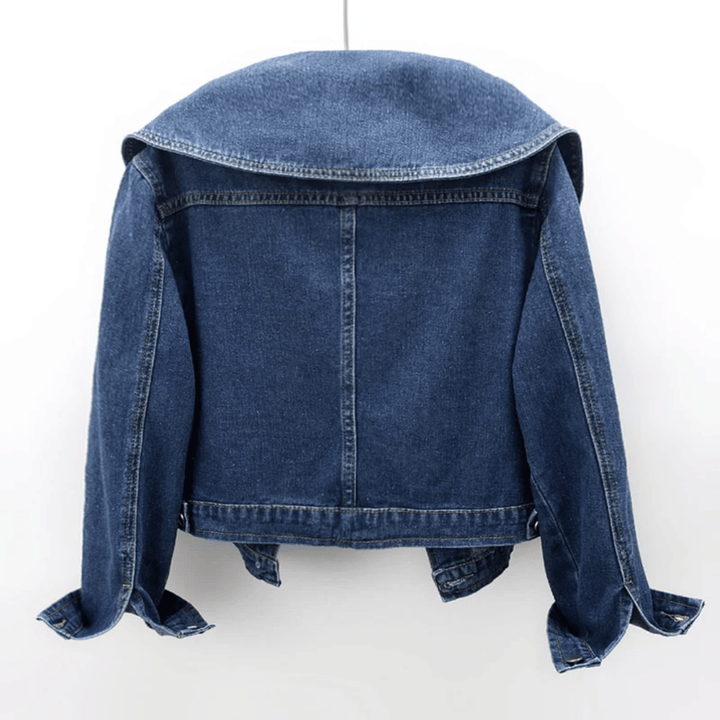 Levoire | Ludwig Denim Jacket Unique Sailor Collar & One Button Closure