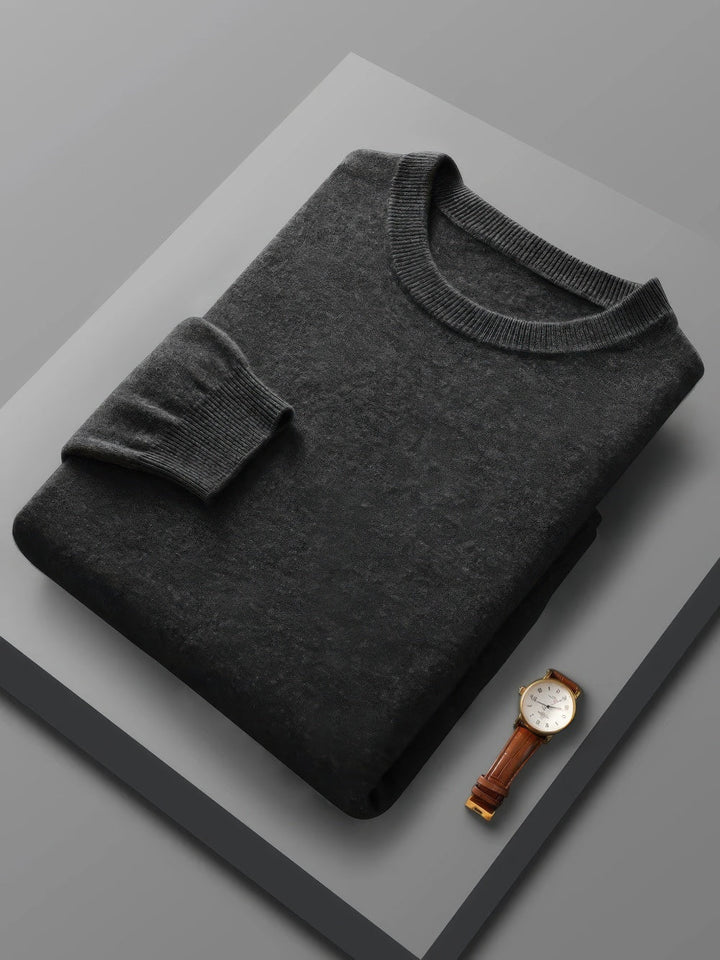 Levoire | Pull À Col Roulé Pour Hommes Avec Un Design Classique Moderne Noir