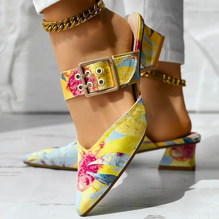 Levoire | Talons Colorés Confortables Jaune