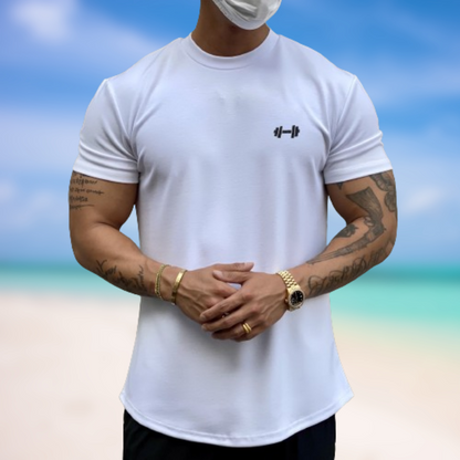 Levoire | T-shirt minimal à manches courtes Bianco