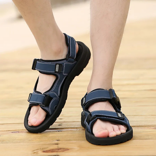 Levoire | Sandales Confort Hommes Noir