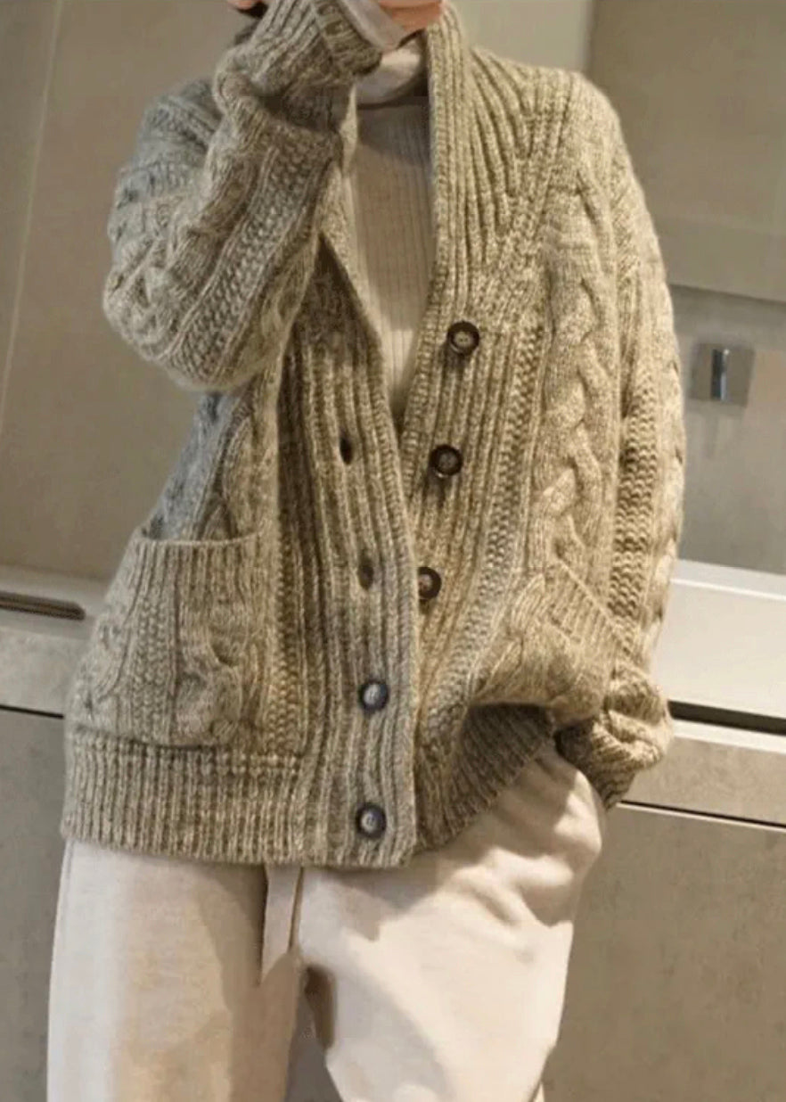 Levoire | Couleur Camel Veste À Boutons Avec Poches Chameau