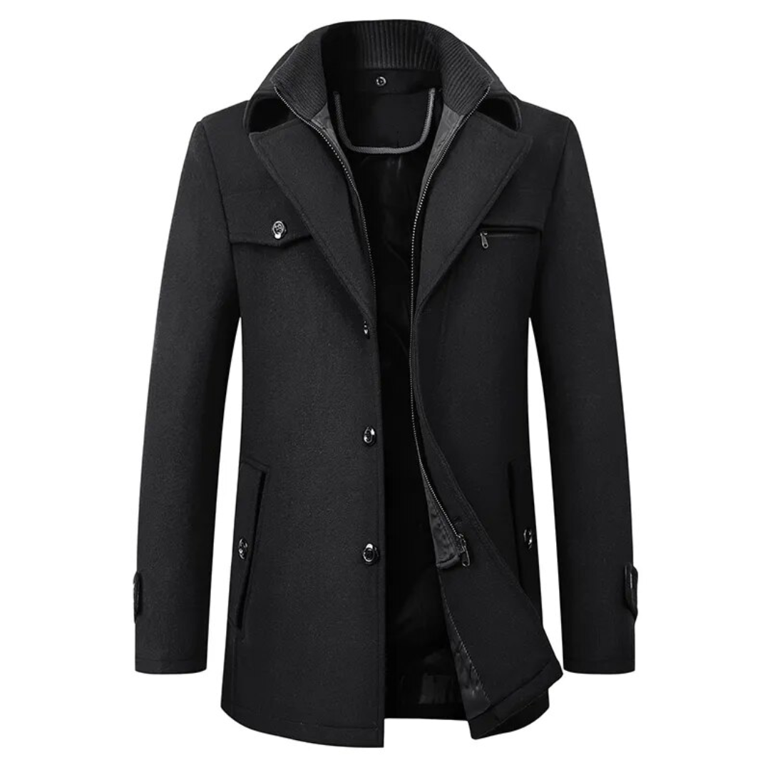 Levoire | Vêtement Polyvalent Élégant et Confortable Toute Saison Corvino Noir