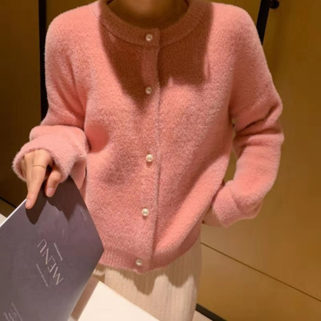 Levoire | Pull Col Roulé Femme Pêche Taille unique