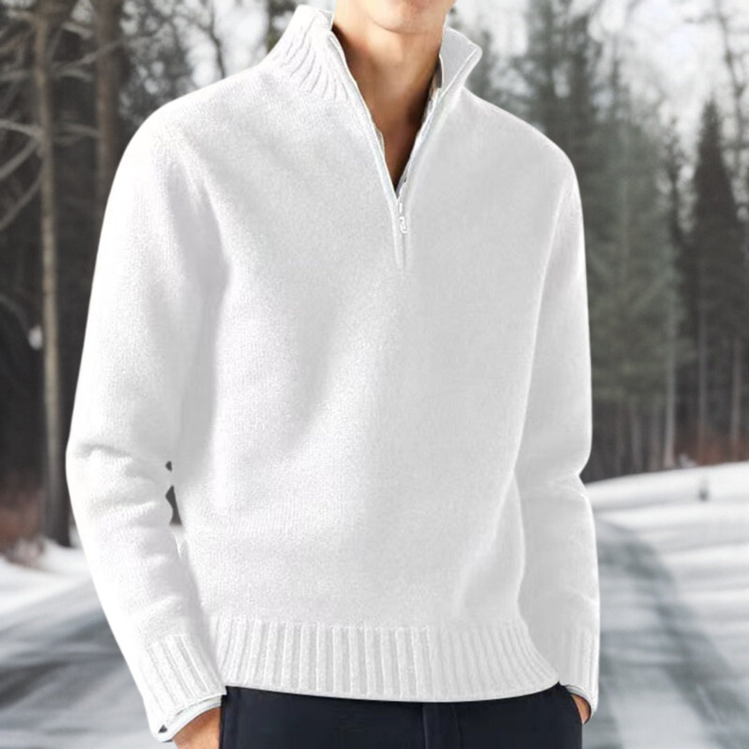 Levoire | Chaud Tricot Pull FR Hommes Blanc
